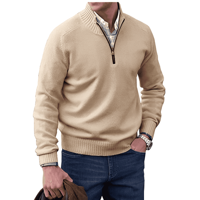 Cleto™ - Eleganter Pullover mit Reißverschluss