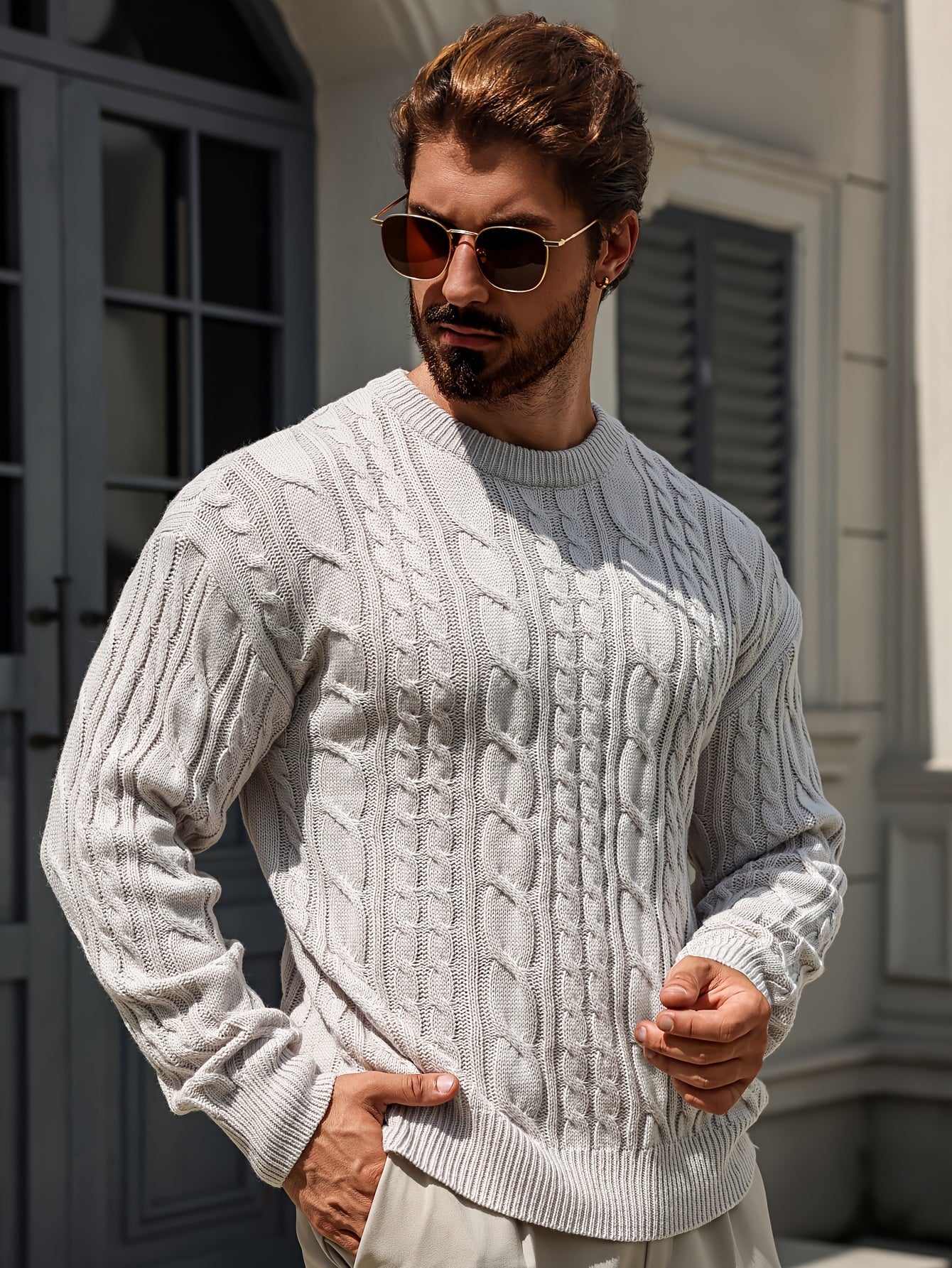 Gustav™ - Stylischer Rundhals-Pullover