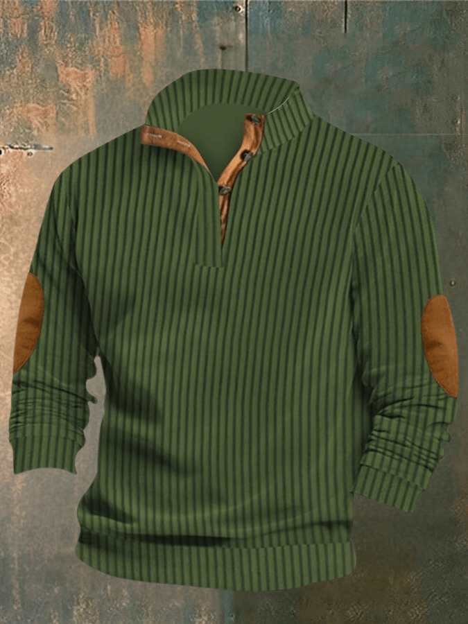 Reuben™ - Lässiger Pullover mit hohem Kragen